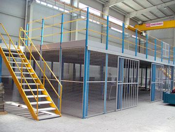 Steel Warehouse Industry Pallet Rack Mezzanine Floor Rack System for Warehouse Storage