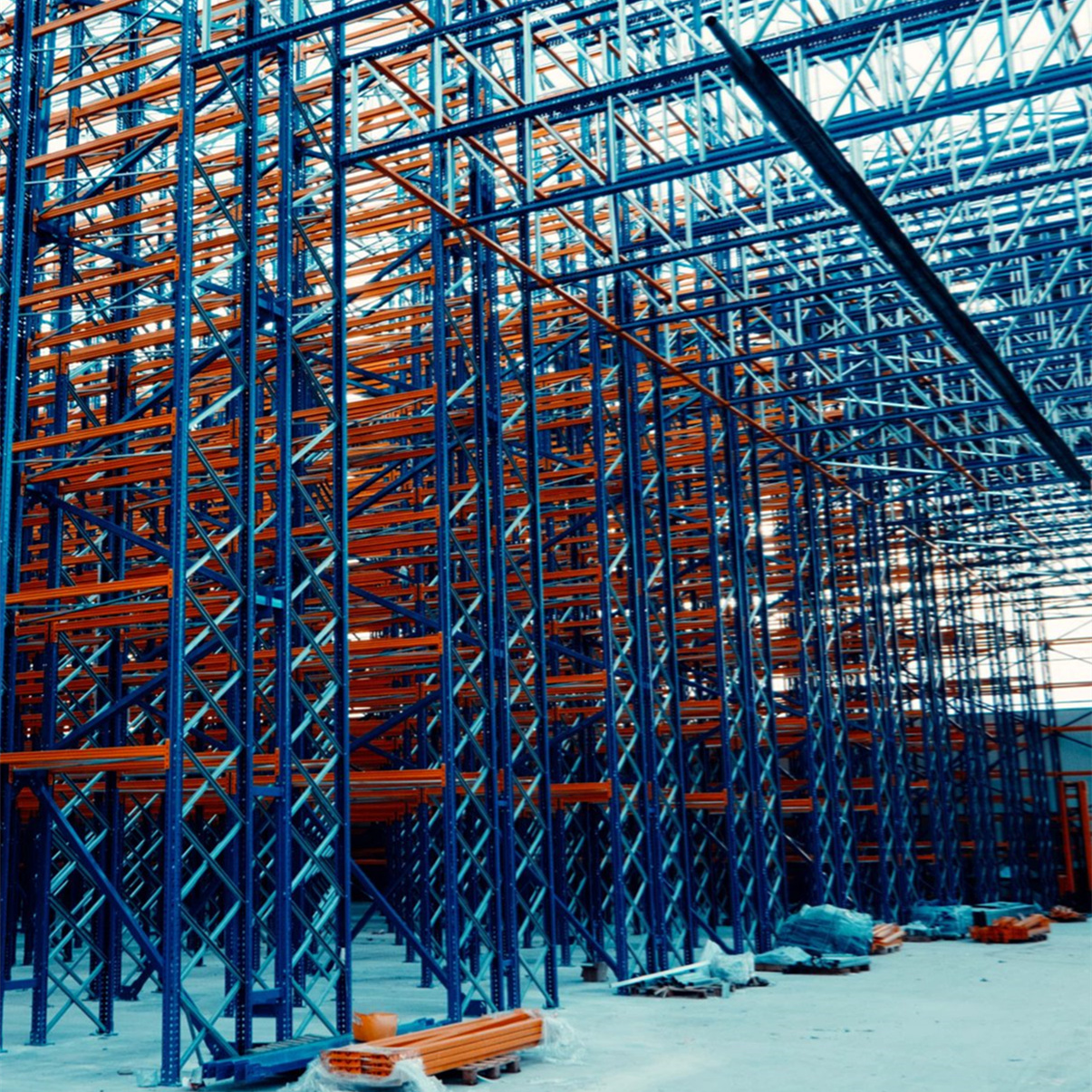Professional Manufacturer Steel Clad Rack Building Self-Supporting Heavy Duty Anti-Rust Warehouse Racking Integrated Storage