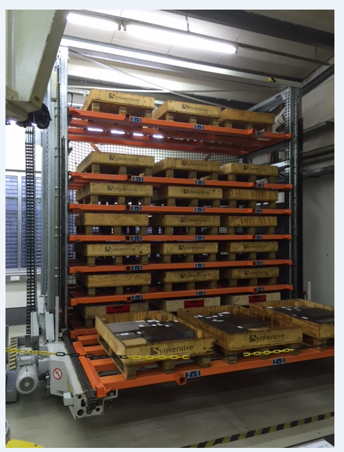 Automatic Sheet Metal Storage Solutions Sheet Metal Automated Storage System Single Tower to Store Sheet Metal