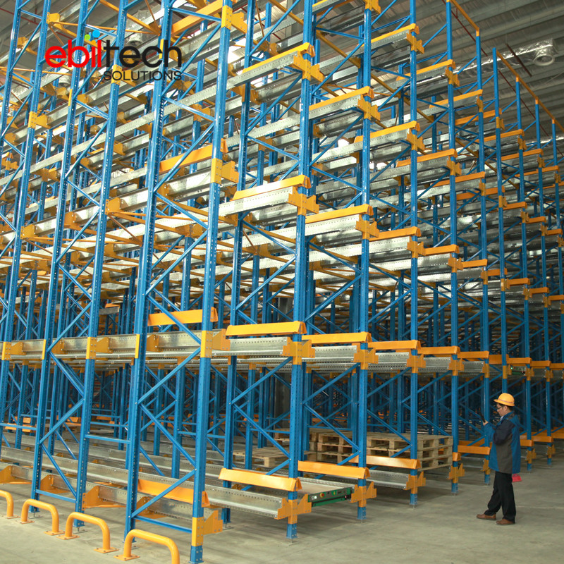 Smart Warehouse Automation Racking System with Pallet Shuttle