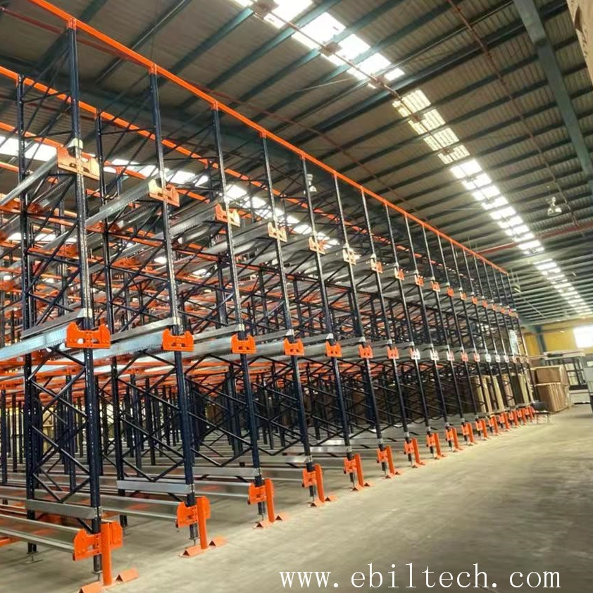 Customized Warehouse Storage Travelling Wheel Shuttle Pallet Radio Shuttle Rack Robotic Pallet Storage System