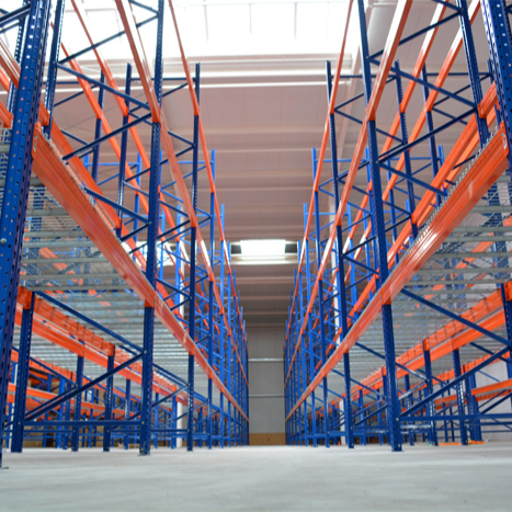 Individual Metal Pallet Access Flexible for Varied Inventory Steel Pallet Storage Racking Step Box Beam Corrosion Protection