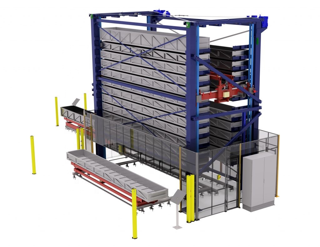 Hot Sale Steel Automatic Metal Sheet Rack with High Load Capacity and Corrosion Protection for Vertical Storage of Metal Sheets