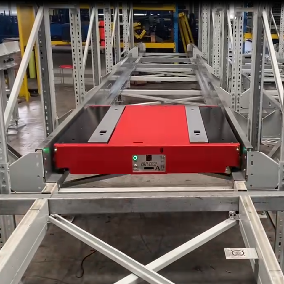 Warehouse Storage 4D Shuttle Robot Automated Storage Retrieval Systems Equipment Pallet Four Way Shuttle