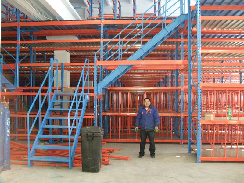 Mezzanine Rack System Storage Steel Warehouse Rack Heavy Duty Selective Shelf for Pallet Estate As Request
