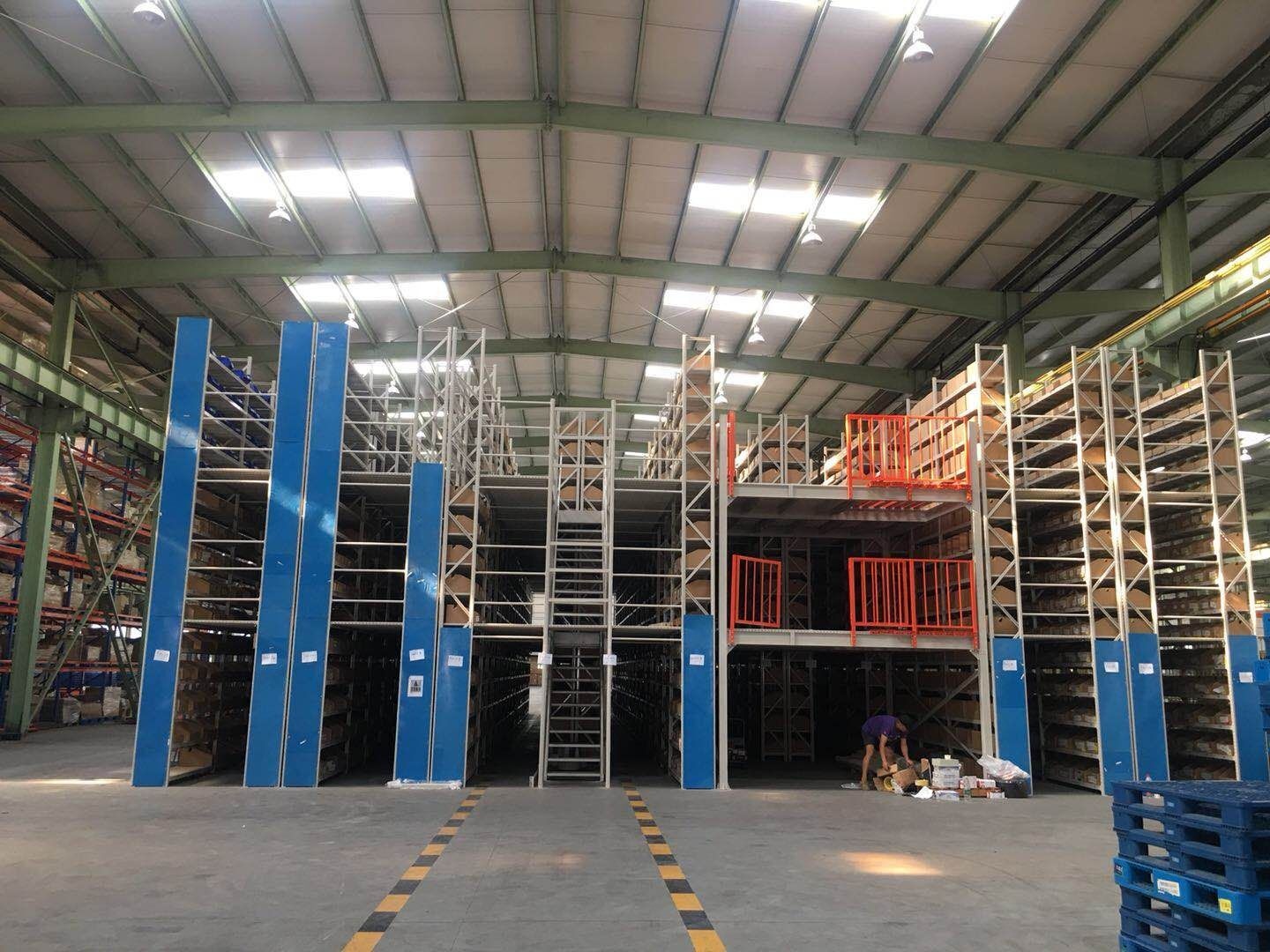 Nanjing Rack Service 2-3 Levels Heavy Duty Mezanine Racks for Warehouse Storage