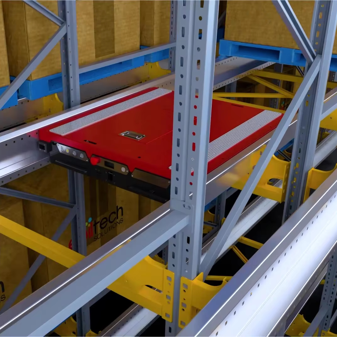 Direct Sale Electric Steel Pallet Radio Shuttle System Tote Bidirectional Shuttle with Corrosion Protection 1000-5000kg Capacity