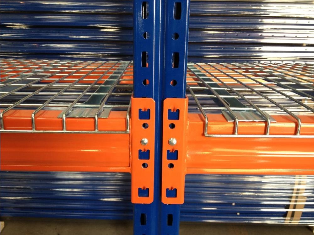 High Quality Steel Warehouse Storage Pallet Rack with Wire Decking