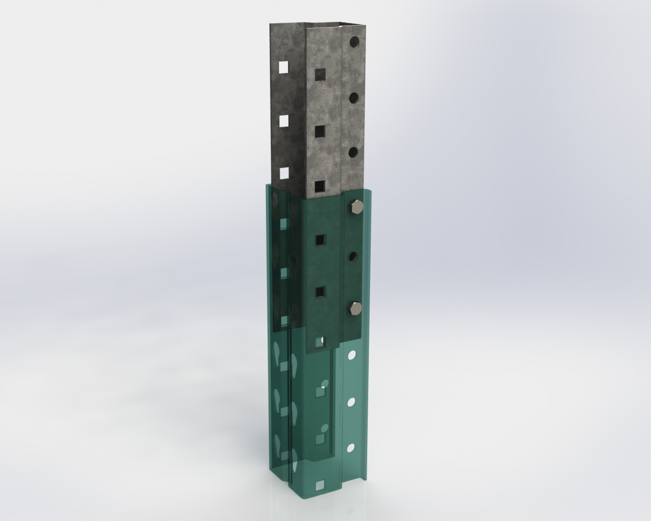 Heavy Duty Industrial Warehouse Steel Teardrop Beam Pallet Racking Selective Corrosion Protected Rack