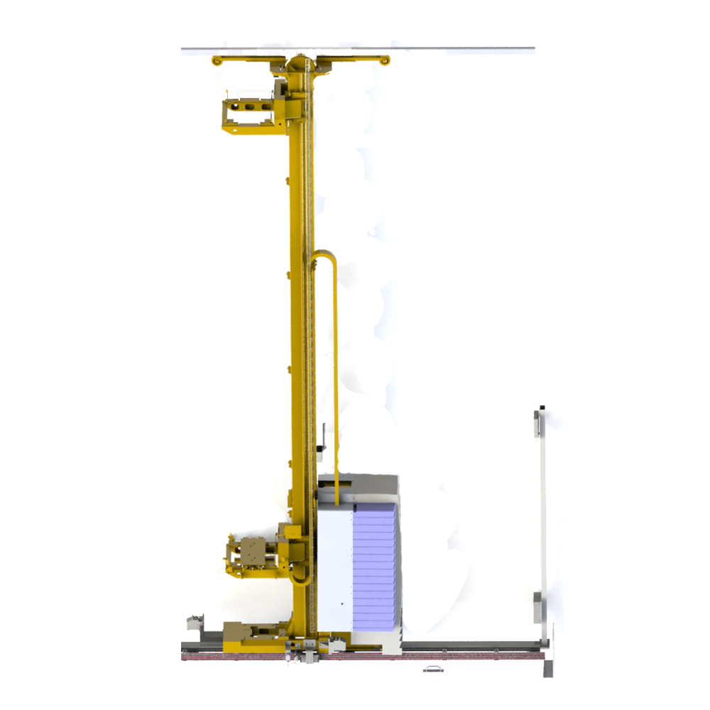 EBILMETAL EBIL-DDJ Heavy Duty Steel Q235 Load Stacker Crane Corrosion Protection Max 6 Tons Capacity SGS/CE Certified Storage