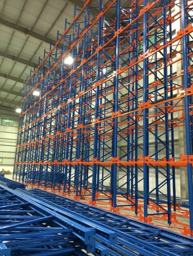Convenient Disassembly Pallet Drive in Rack Stacking Frame Racks for Warehouse Storage