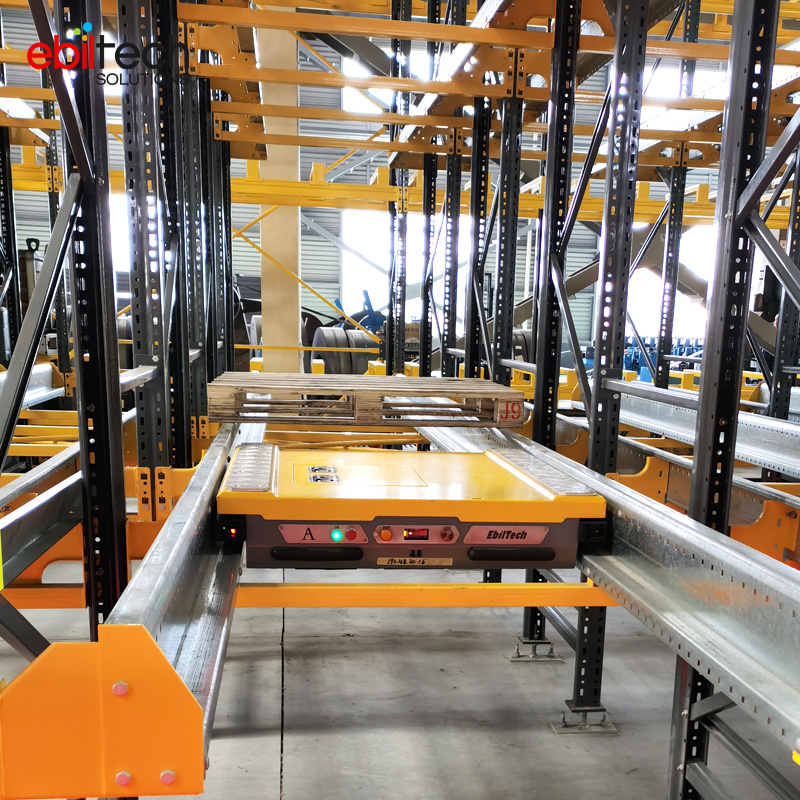 Heavy Duty Industrial Warehouse Pallet Radio Shuttle Robot Car
