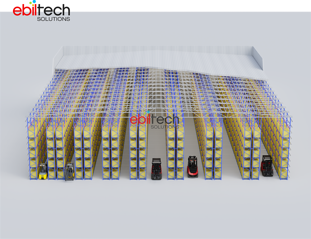 Industrial Steel Cantilever Rack | Heavy Duty Corrosion Protection Powder Coated Open & Easy Access Warehouse Storage