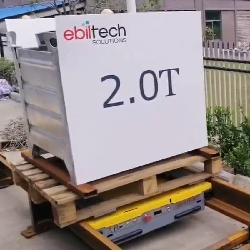 EBILTECH Radio Controlled Warehouse Cart Automatic Pallet Shuttle with Wireless Remote Control