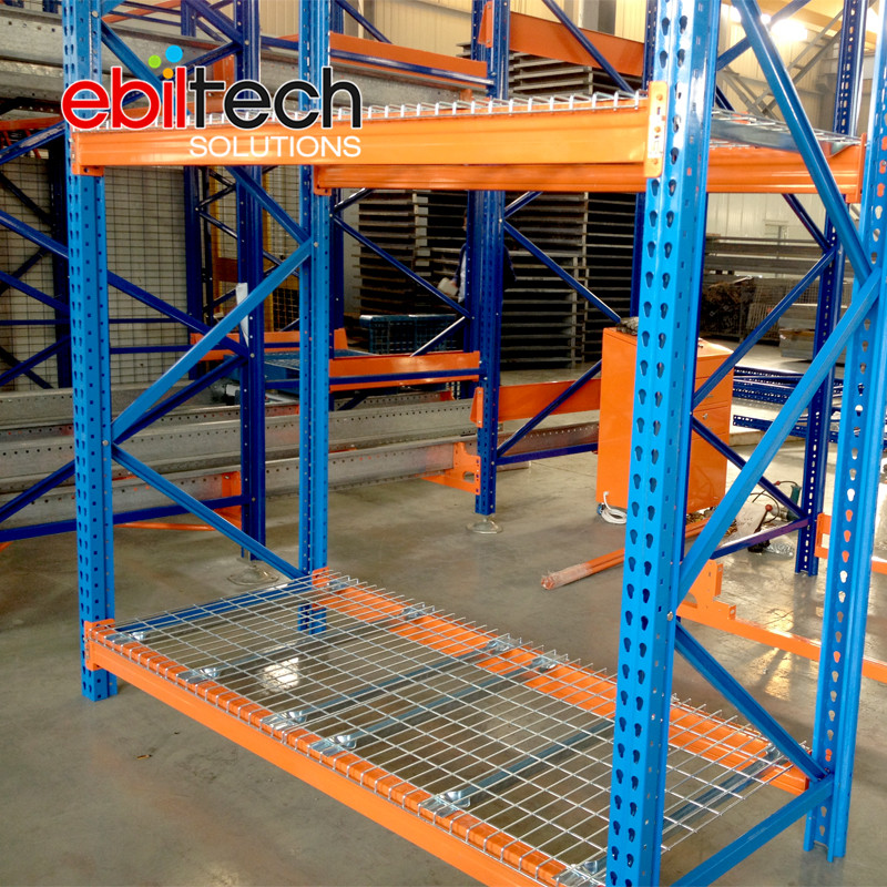 US Style Storage Shelf Unit Adjustable Heavy Load Tear Drop Warehouse Pallet Racking