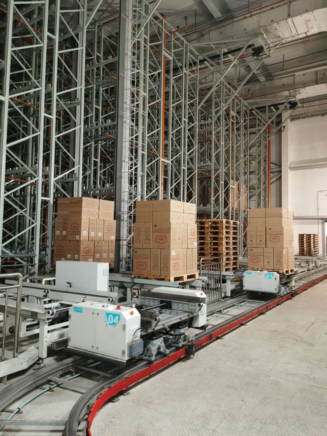 Rail Guided Vehicle Storage ASRS Shuttle Rack System