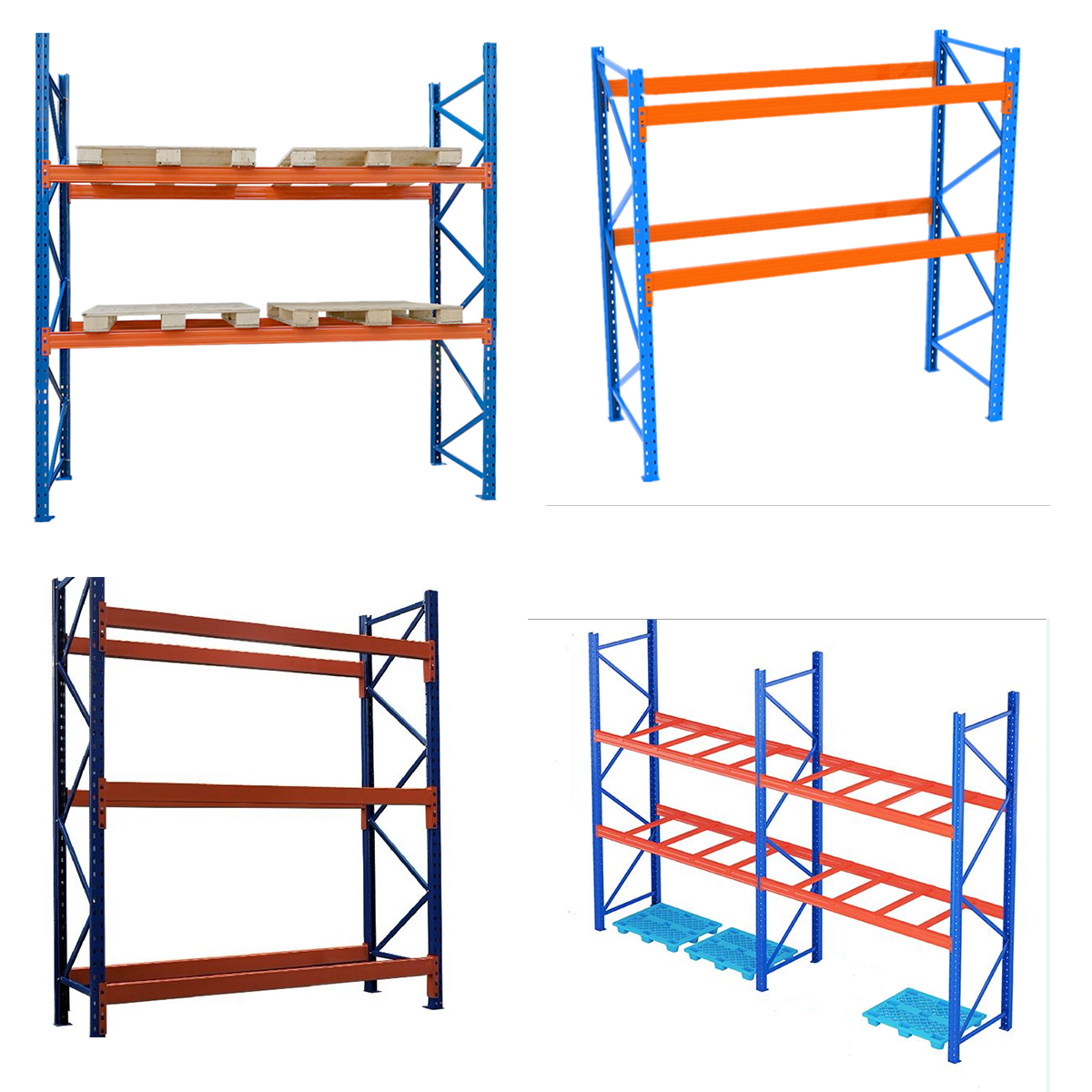 CE Certification Powder Coating Steel Pallet Racking System Warehouse Storage Estantes and Stacking Racks