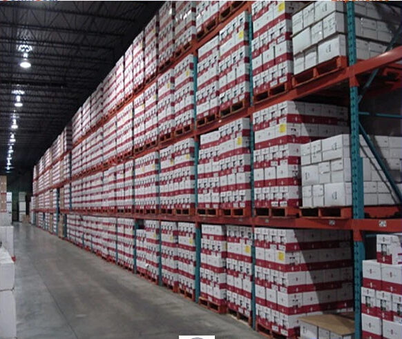 Green and Orange 2 Level Steel Teardrop Starter Unit Pallet Rack