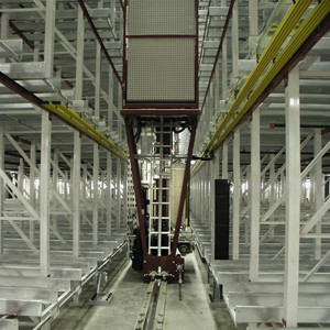 AS/RS Heavy Duty Pallet Racks with Automatic Conveying Systems Operational Softwares a Combination of Stackers