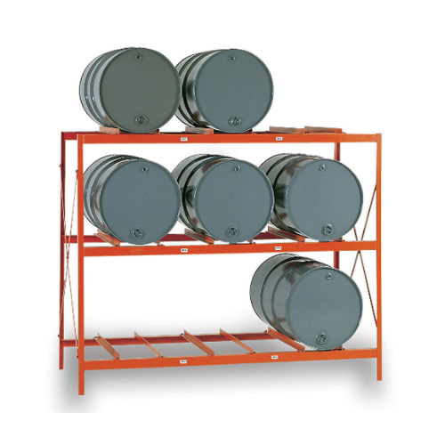 Adjusted Heavy Duty Drums Racks with Drip Trays