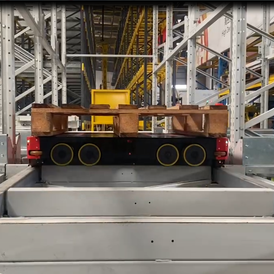 Auto Pallet Robot ASRS 4-Way Shuttle Car Heavy Duty for Automated Retrieval in Automated Warehousing System