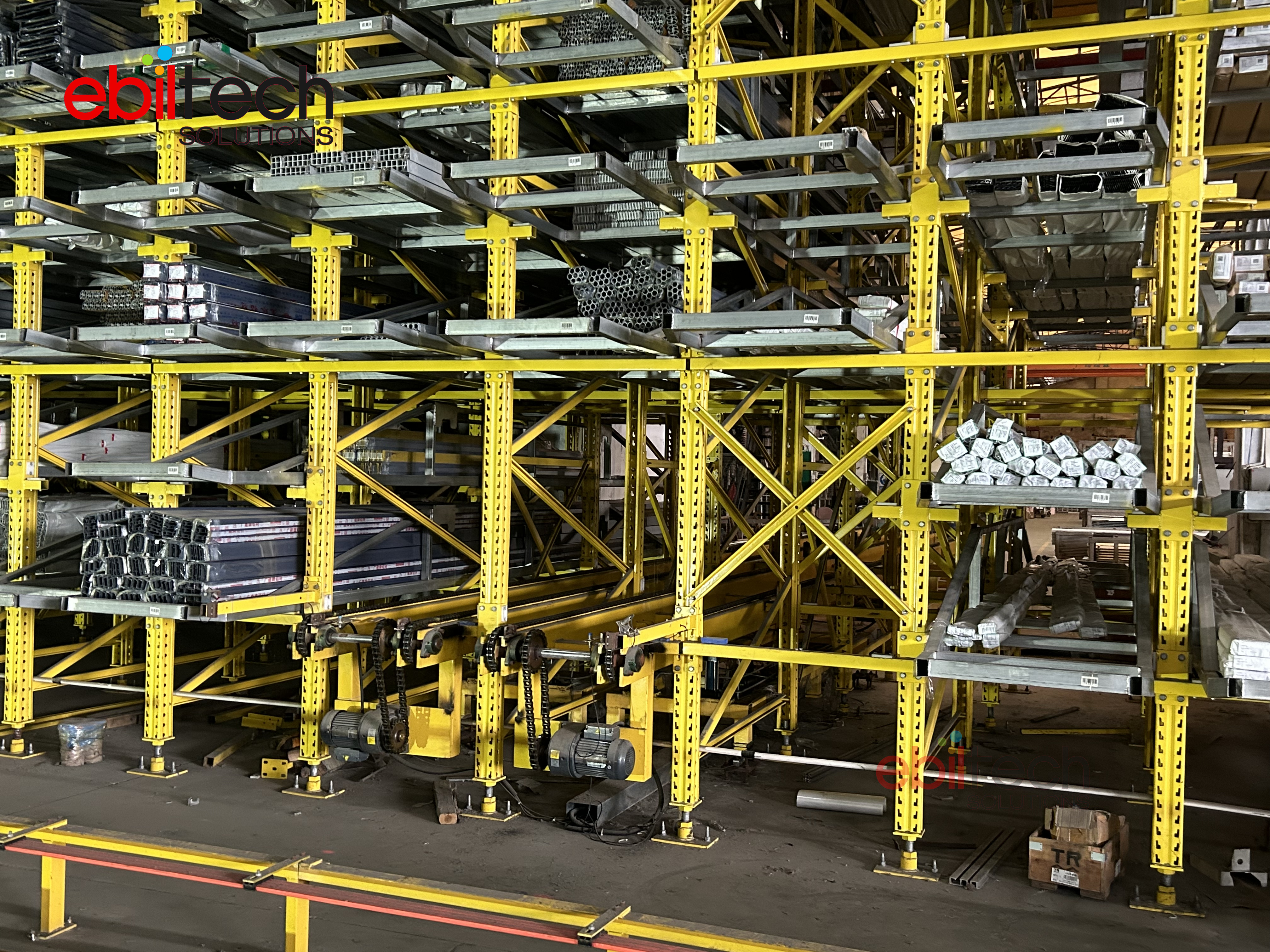 Efficient Steel Heavy Duty Honeycomb Type Automated Storage and Retrieval System for Long Goods