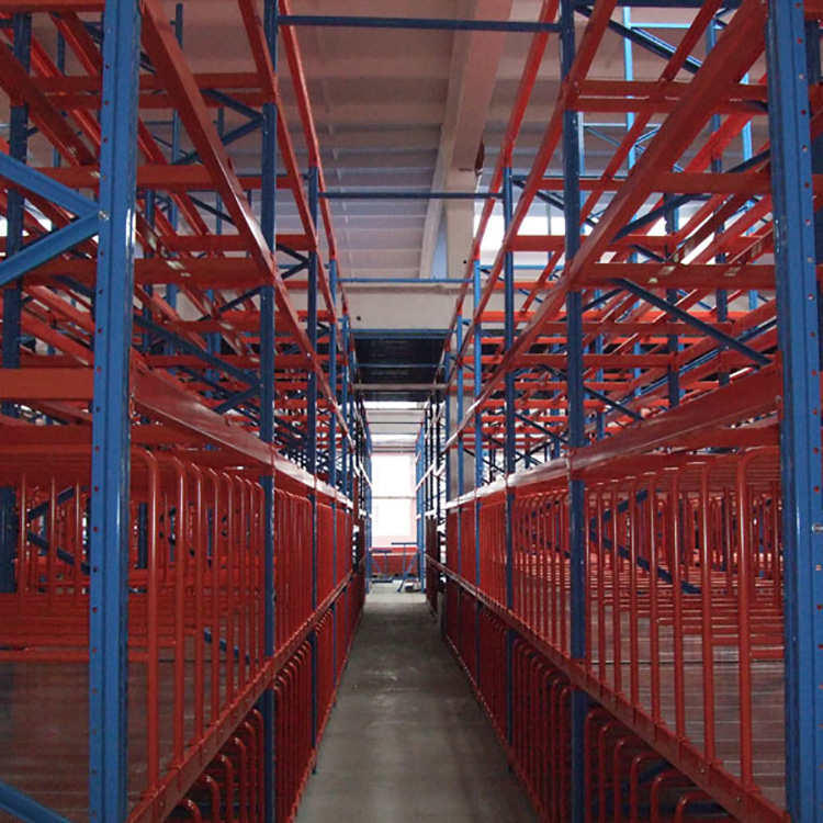 China Factory EBILMETAL Customized Steel Mezzanine Rack 200-500KG/SQM Capacity CE Certified Powder Coated
