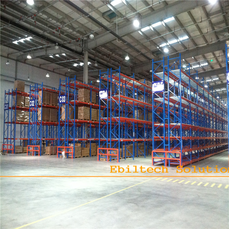 Multi-tier Warehouse Storage Metal Stacking for Pallet on Warehouse Storage Pallet Racking System