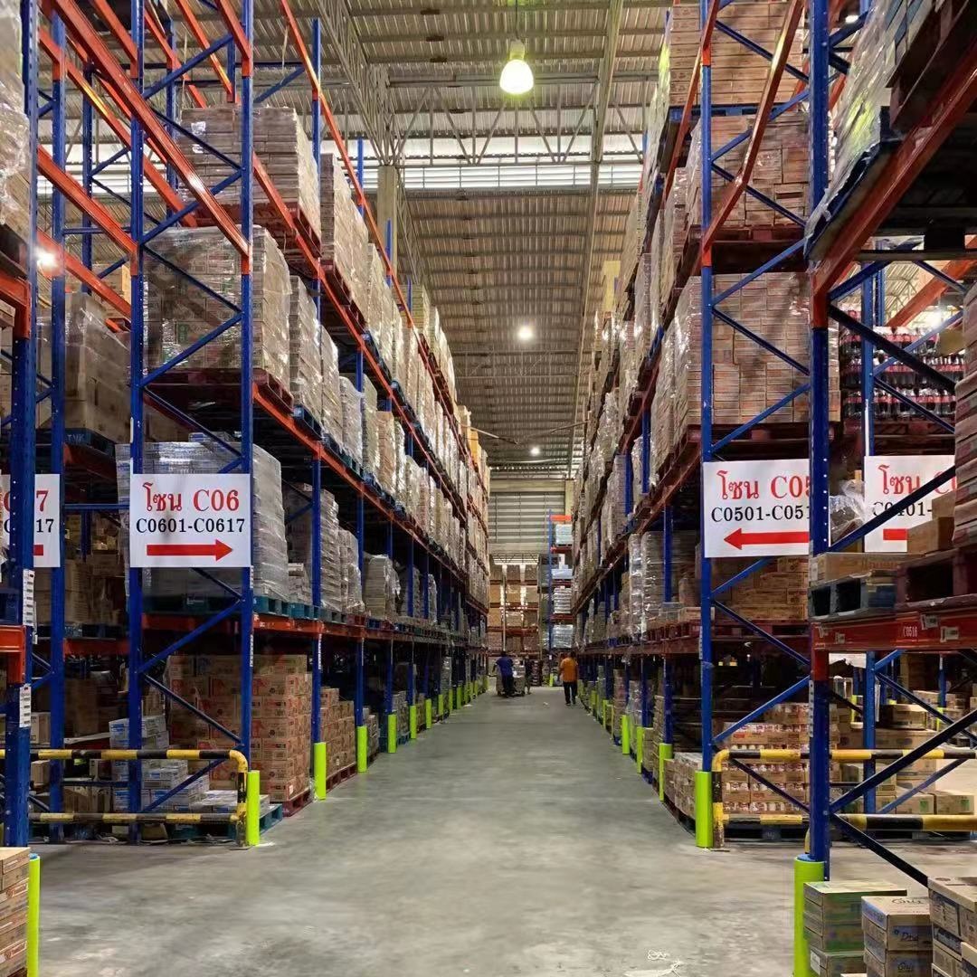 Steel Heavy Duty Metal Shelving 2 Ton Capacity Warehouse Rack Pallet Racking Storage Shelves System