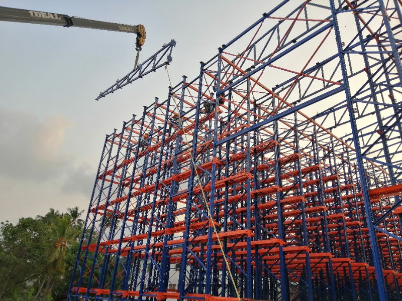 Hot Sale Automatic Heavy Rack Clad Building System