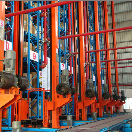 EBILTEC H Double Column Steel Q235 Stacker Crane Max 6 Tons Capacity Corrosion Protection for Automated Storage Retrieval