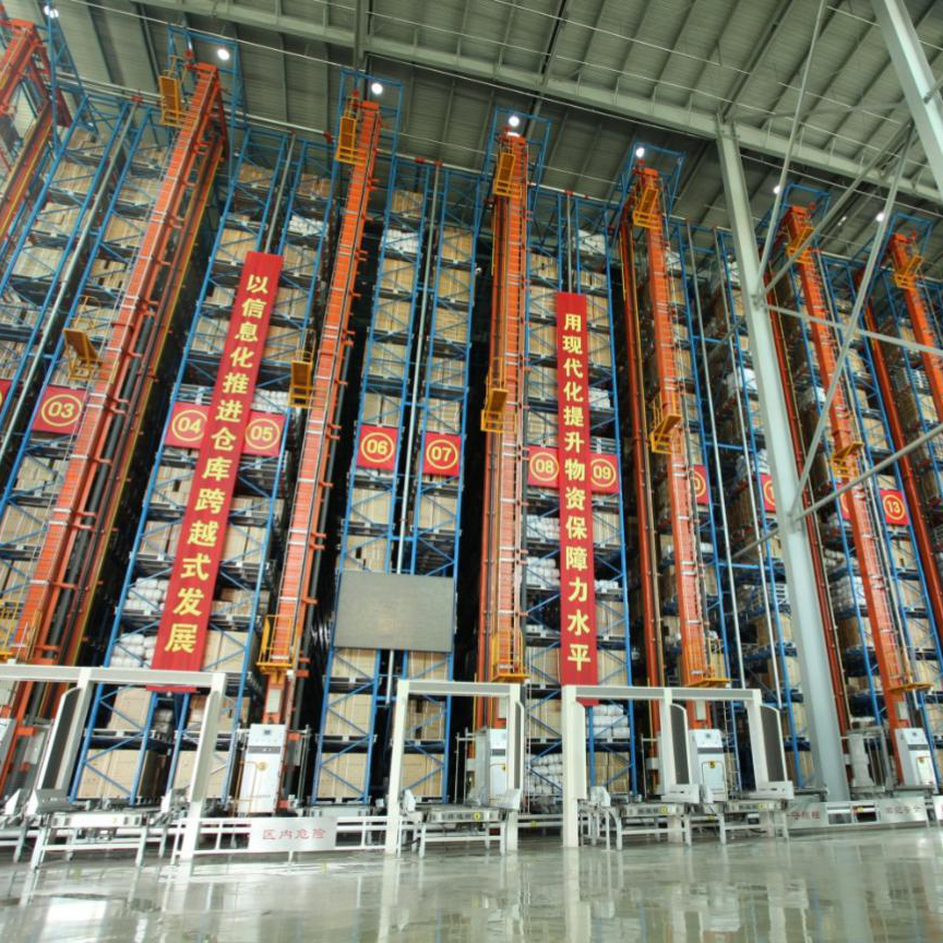 AS/RS Pallet Lifter Design Automated Stacker Crane for Automatic Warehouse Racking Storage System