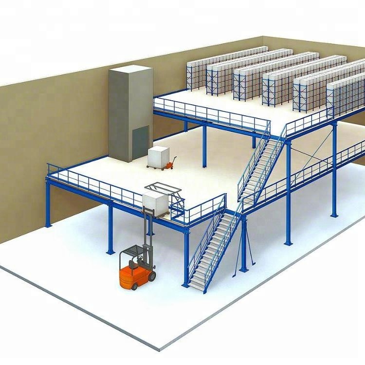 Heavy Duty Industrial Warehouse Mezzanine Floor System