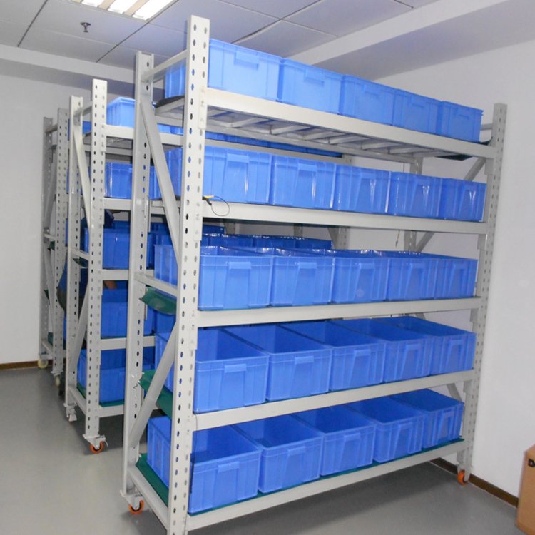 Longspan Shelving Racking Systems Industrial Warehouse Storage Rack Shelf Heavy Duty for Metal Original Black Cover White Blue