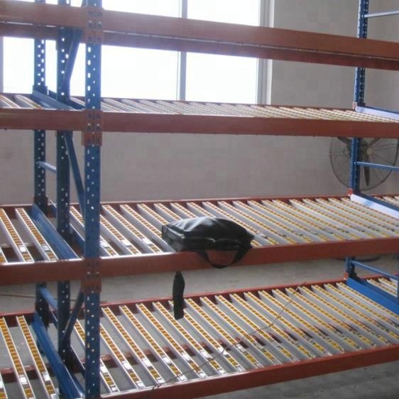 Gravity Carton Flow Racking with Wheels,selective Warehouse Roller Racking System