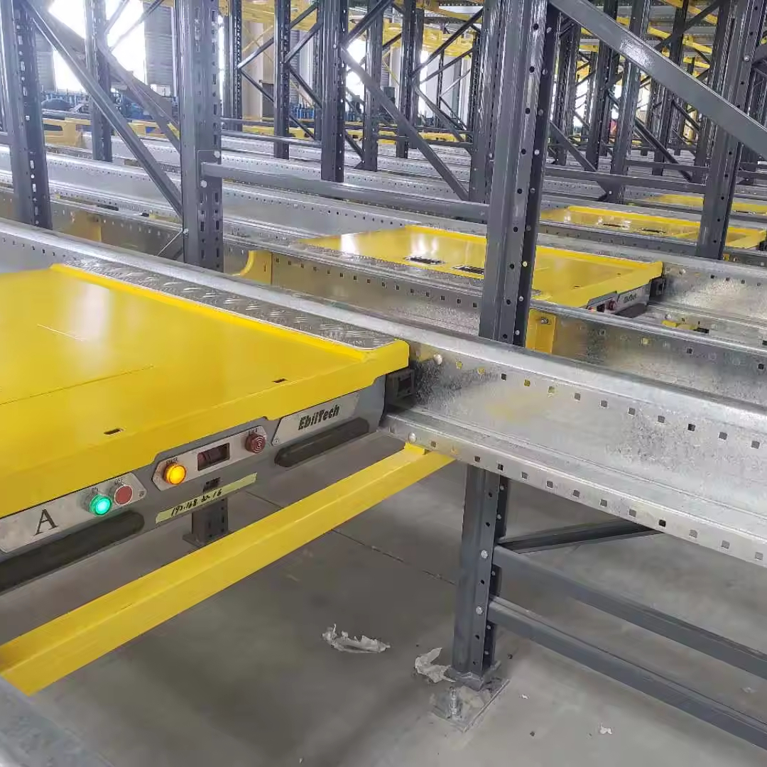 EBILTECH Pallet Racking Robot Pallet Shuttle System Warehouse Storage Robot Pallet Carts With CE  Certificate