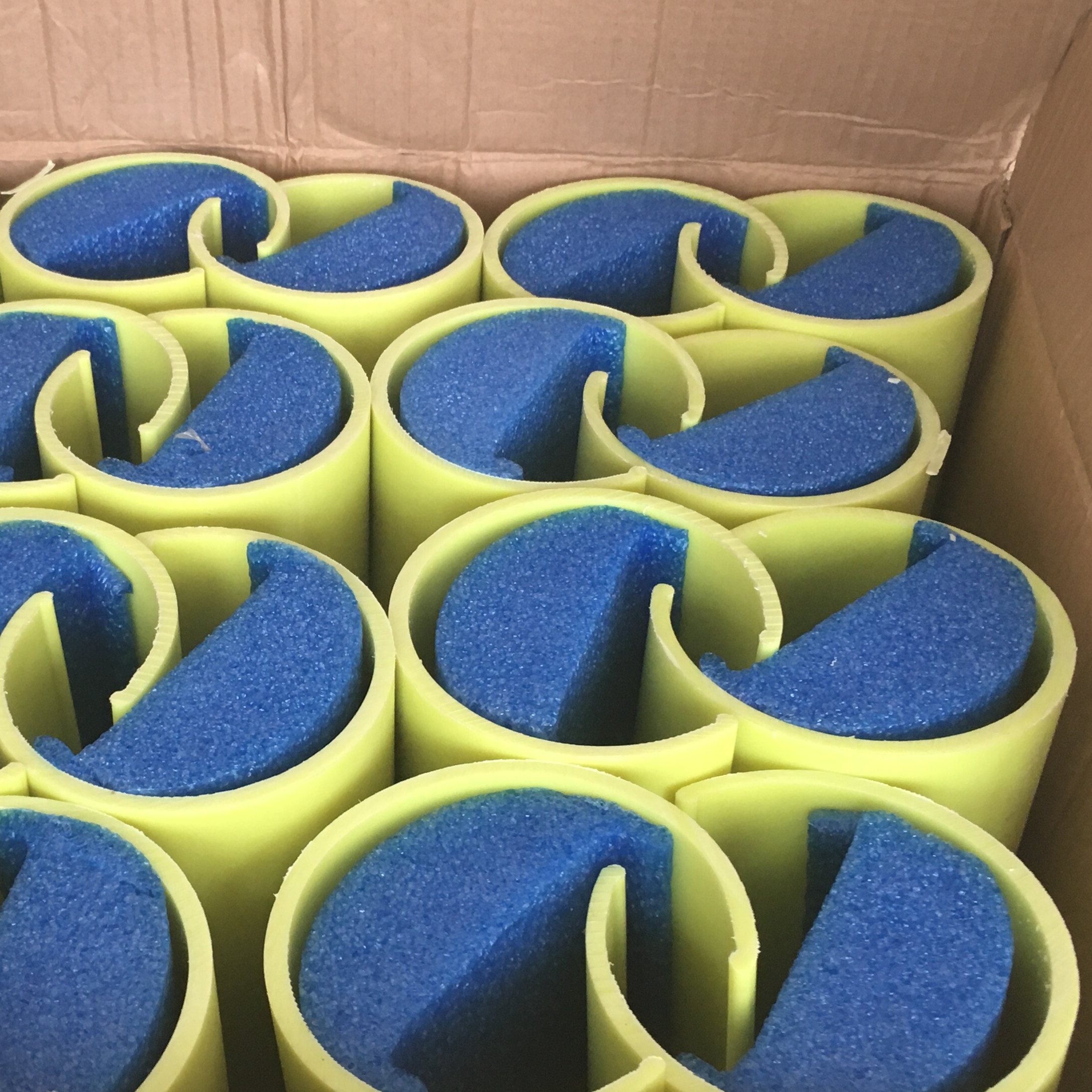 Plastic PVC High Strength Yellow Rack Protectors & Safety Racking Guards ISO 9001 Certified