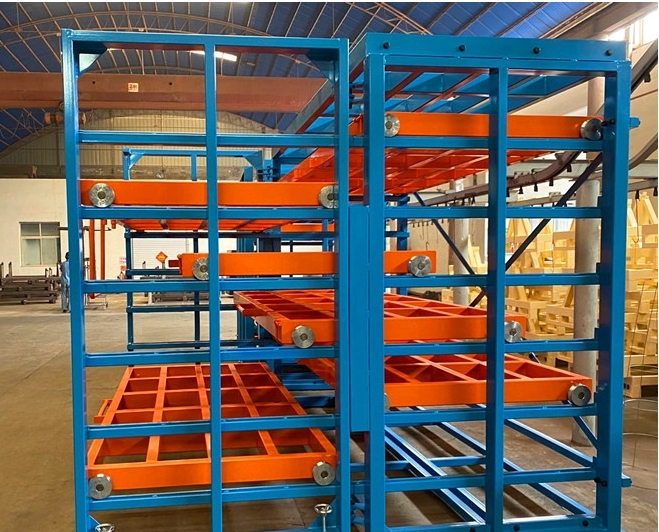 EBILMETAL Heavy Duty Steel Plate Rack Storage Systems Steel Racking for Sheet Metal
