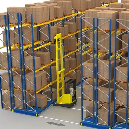 Automated Mobile Storage System Pallet Racks Electric Movable Racking Electric Movable Rack