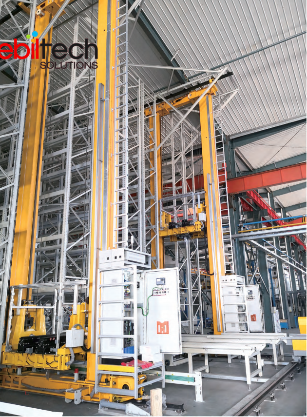 Double Column Stacker Structure Diagram