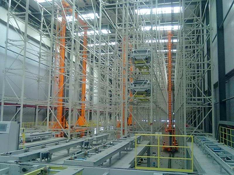 Warehouse Automatic Storage Retrieval System (ASRS) Robotic Steel Racking with CE Certification and Corrosion Protection