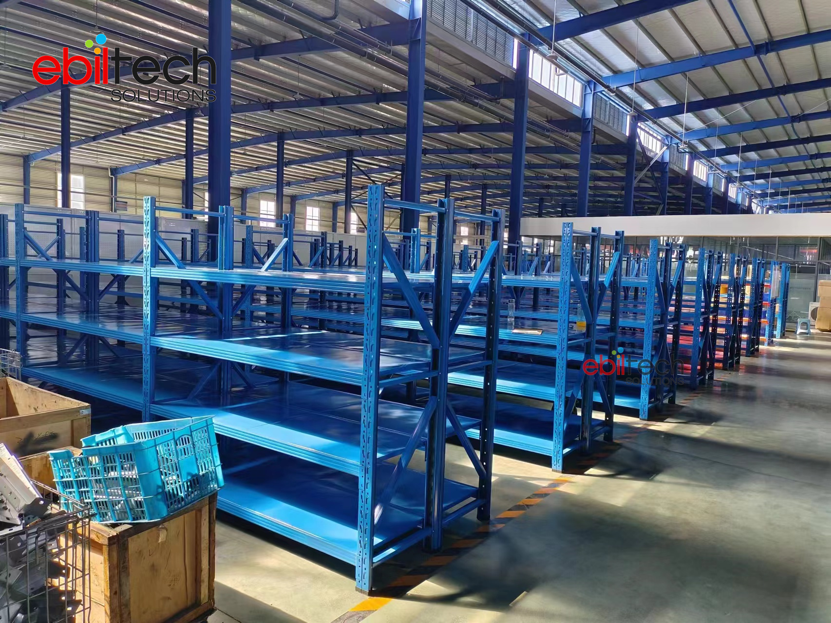 5-Layer Steel Light Duty Warehouse Storage Rack Shelving Units Corrosion Protection 200kg-500kg Capacity Boltless Installation