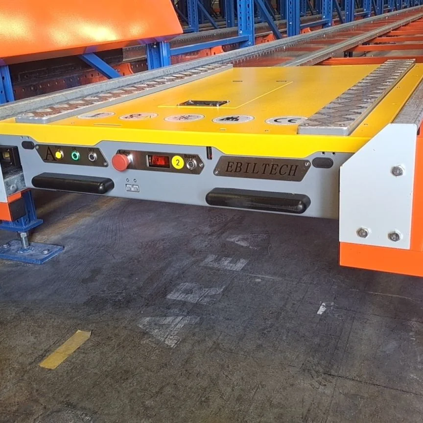 EBILTECH Automatic Pallet Shuttle Mover Storage Robot Material Handling Shuttle Car with CE Certificate