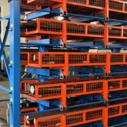 Heavy-Duty Powered Adjustable Electric Telescopic Cantilever Rack Telescoping Cantilever Racking System