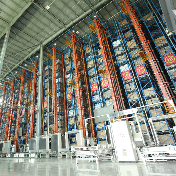 Hot Sale Warehouse 200-1500kgs/level Automated Storage Pallet Rack Asrs