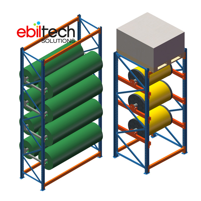 Industry Steel Cable Reel Storage Rack Cable Coil Hanging System with Heavy Load