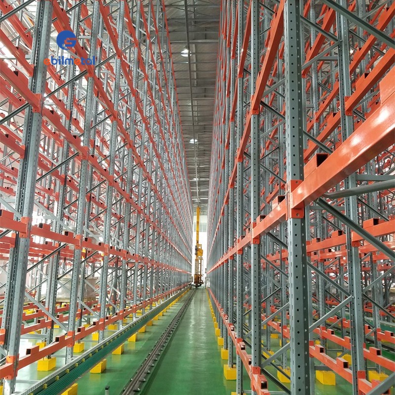 America China Canada Tear Drop Warehouse Steel Racks 3" X 42" W X H12' H20' H22' Teardrop Pallet Racks