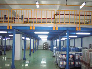 Ebilmetal Steel Structure Mezzanine Floor, Attic Shelf Adjustable Steel Shelving Storage Rack Shelves for Warehouse