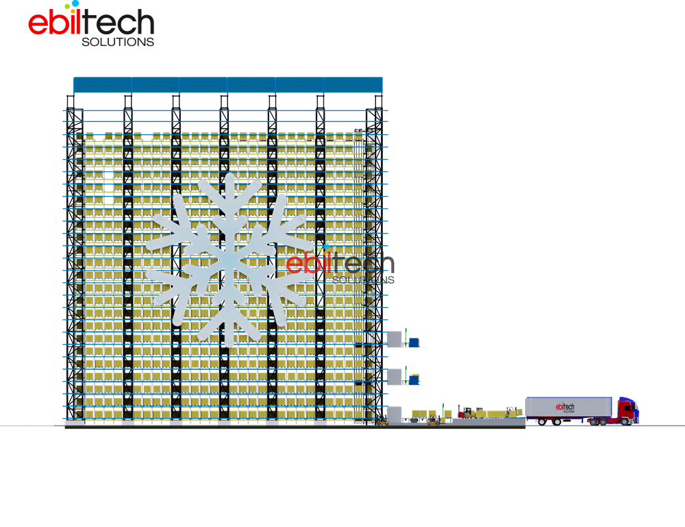 Fully Automatic Four-Way Shuttle Racking Warehouse Multi-layer Flexible Intelligent Storage System