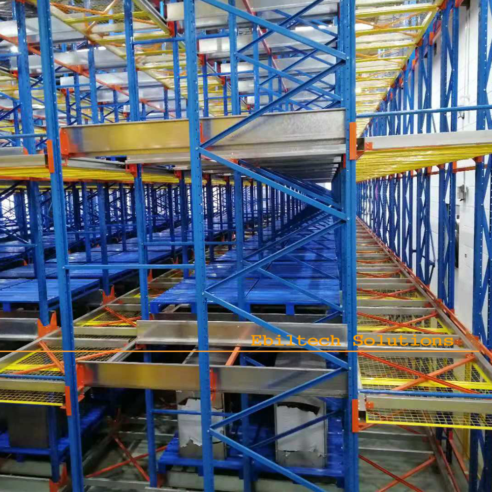 Smart Heavy Duty Four-Way Pallet Shuttle Cart with Corrosion Protection for Automated Storage & Retrieval Systems